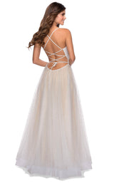 4 of 8 La Femme 28764 Dress White