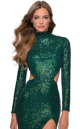 12 of 20 La Femme 28771 Dress Emerald