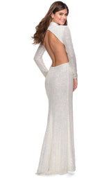 9 of 20 La Femme 28771 Dress White