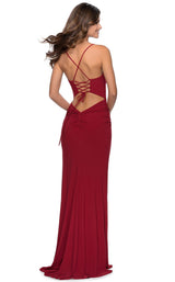 4 of 8 La Femme 28792 Dress Red