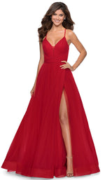 La Femme 28893 Dress Red