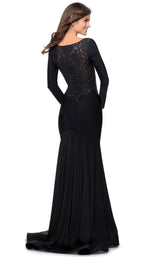 3 of 6 La Femme 28906 Dress Black
