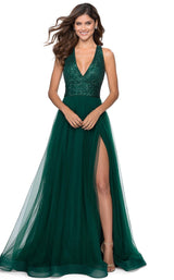 1 of 6 La Femme 28908 Dress Emerald