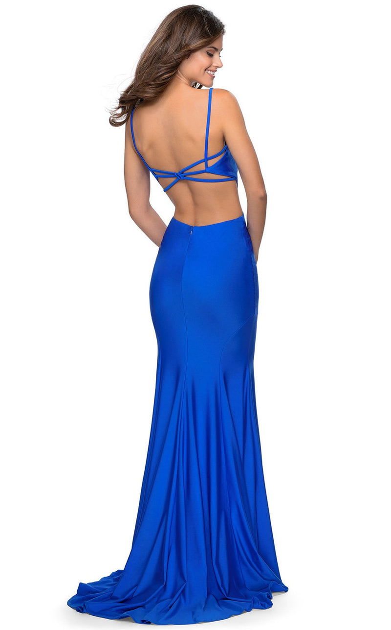 La Femme 28930 Dress Royal-Blue