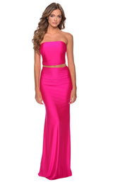 La Femme 28972 Dress Neon-Pink