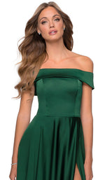 6 of 10 La Femme 28978 Dress Emerald