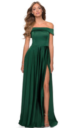 1 of 10 La Femme 28978 Dress Emerald