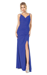 1 of 9 Dancing Queen 2905 Dress Royal-Blue