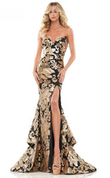 1 of 3 Colors Dress 2909 Black/Gold