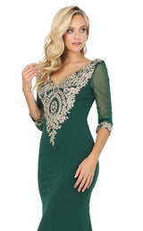 10 of 11 Dancing Queen 2911 Dress Hunter-Green