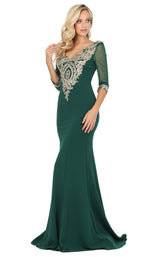5 of 11 Dancing Queen 2911 Dress Hunter-Green