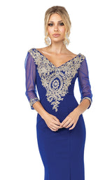7 of 11 Dancing Queen 2911 Dress Royal-Blue