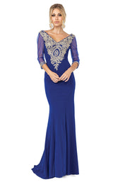 1 of 11 Dancing Queen 2911 Dress Royal-Blue