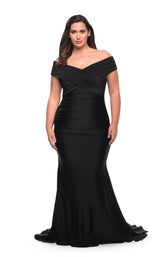 1 of 6 La Femme 29132 Dress Black