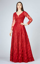 2 of 4 Lara 29212 Dress Red