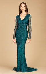 1 of 2 Lara 29228 Dress Teal