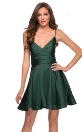 5 of 7 La Femme 29242 Dress Emerald