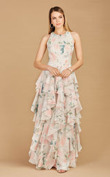 1 of 2 Lara 29247 Dress White-Rose