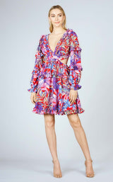 1 of 2 Lara 29269 Dress Red