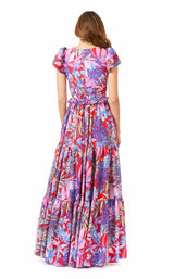 2 of 2 Lara 29276 Dress Red-Print