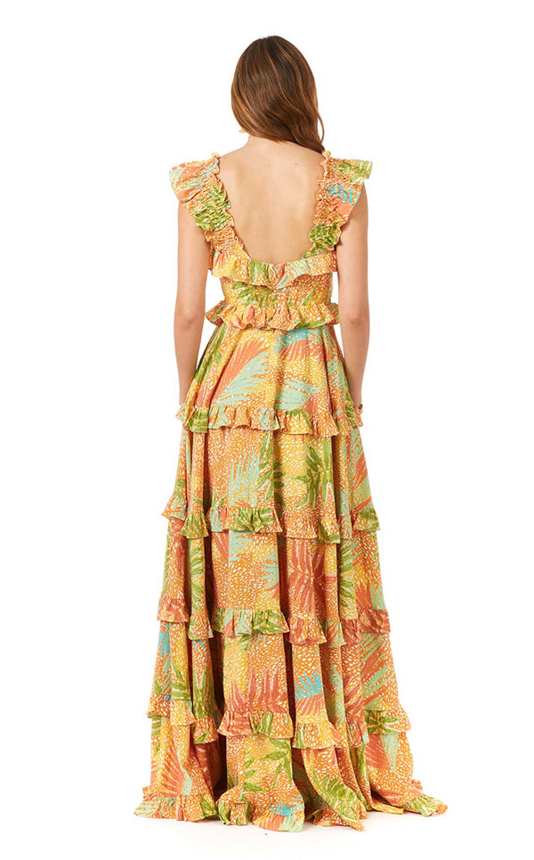 Lara 29280 Dress Yellow-Print