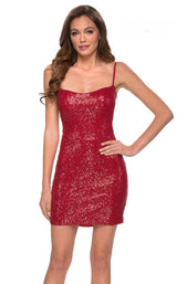 La Femme 29292 Dress Red