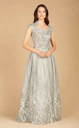 1 of 2 Lara 29296 Dress Silver-Sage