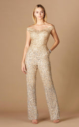 1 of 2 Lara 29313 Jumpsuit Gold-Silver