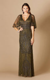 1 of 2 Lara 29356 Dress Olive