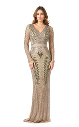 1 of 2 Lara 29363 Dress Nude-Multi