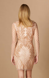 2 of 2 Lara 29367 Dress Rose-Gold