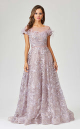 1 of 2 Lara 29451 Dress Dusty-Purple