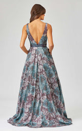 2 of 2 Lara 29460 Dress Blue-Multi