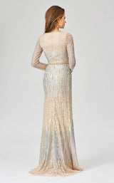 2 of 2 Lara 29467 Dress Champagne-Multi