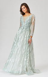 1 of 2 Lara 29472 Dress Silver-Sage