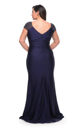 2 of 2 La Femme 29481 Dress Navy