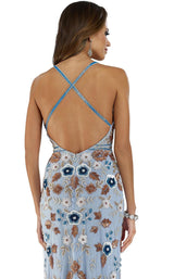 4 of 4 Lara 29487 Dress Blue-Multi