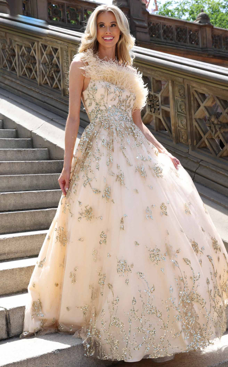 colour dress white and gold JOURNAL BRIAN ROSE
