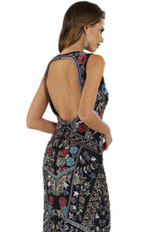 4 of 4 Lara 29529 Dress Black-Multi