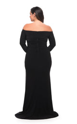 3 of 4 La Femme 29530 Dress Black