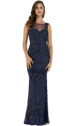 1 of 4 Lara 29538 Dress Navy