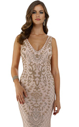 3 of 4 Lara 29539 Dress Blush