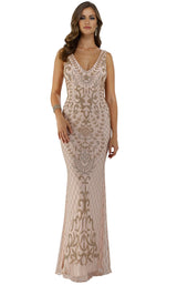 1 of 4 Lara 29539 Dress Blush