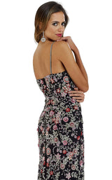 4 of 4 Lara 29594 Dress Black-Multi