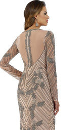 4 of 4 Lara 29596 Dress Blush