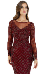 3 of 4 Lara 29603 Dress Wine