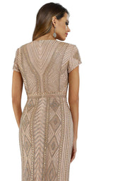 4 of 4 Lara 29606 Dress Champagne