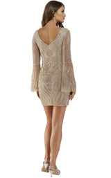3 of 8 Lara 29608 Dress Nude