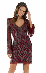 2 of 8 Lara 29608 Dress Wine