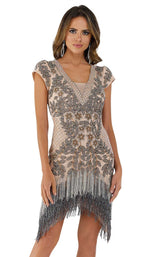 1 of 4 Lara 29609 Dress Blush